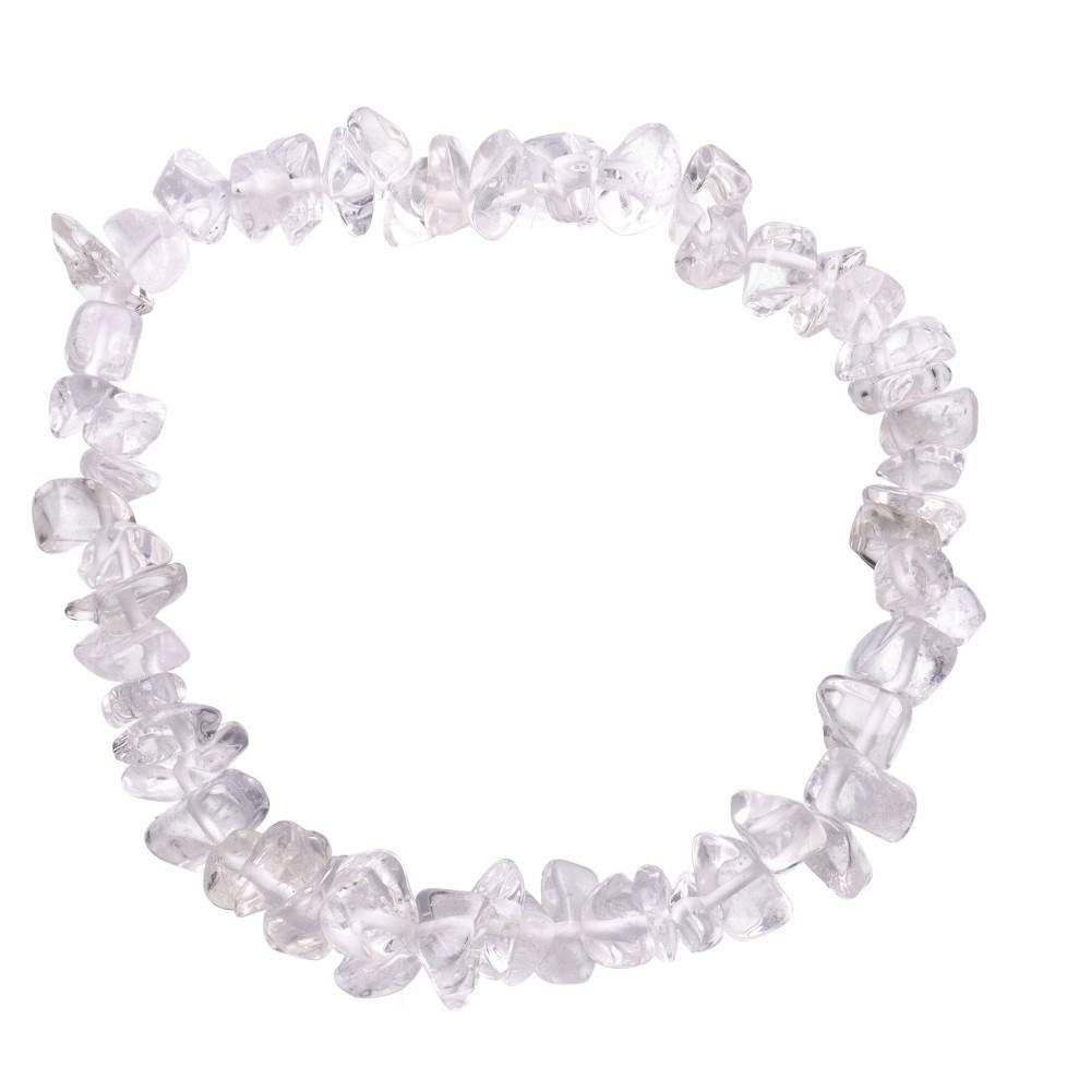 Clear Quartz Crystal Chip Bracelet - Flying Wild