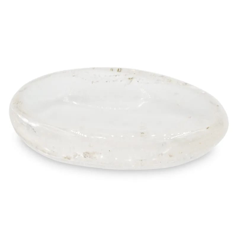 Clear Quartz Worry Stone - Flying Wild