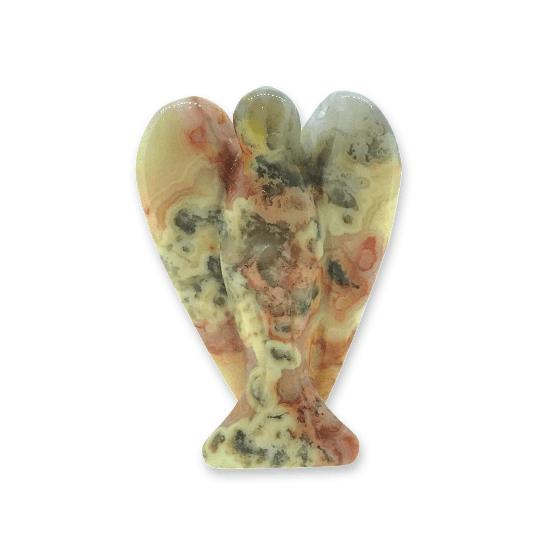 Crazy Lace Agate Angel 50mm - Flying Wild