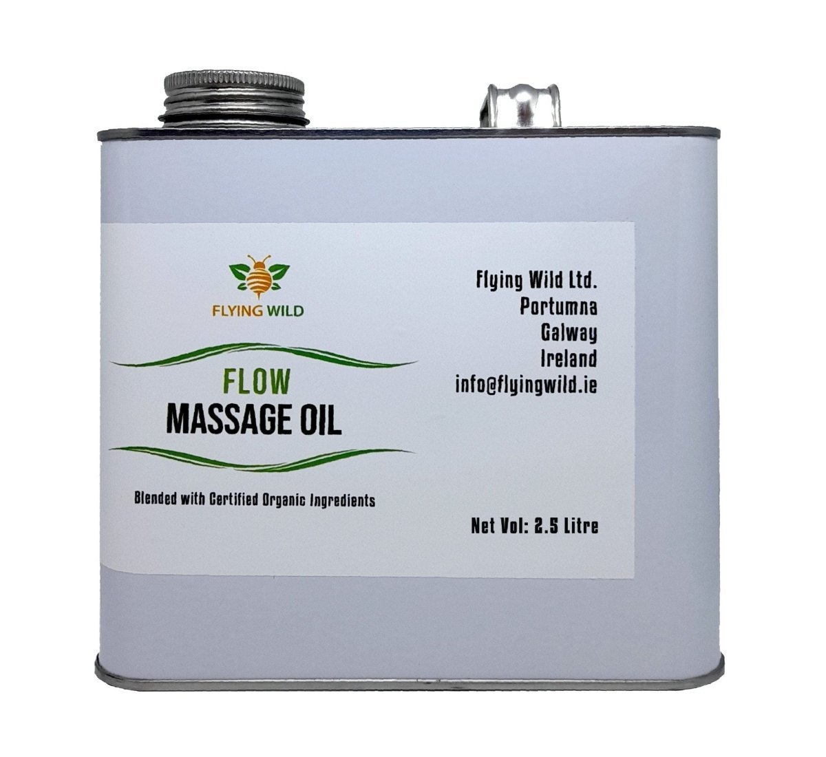 Flow Massage Oil Natural Unscented - Flying Wild