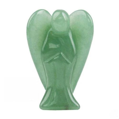 Green Aventurine Angel 50mm - Flying Wild