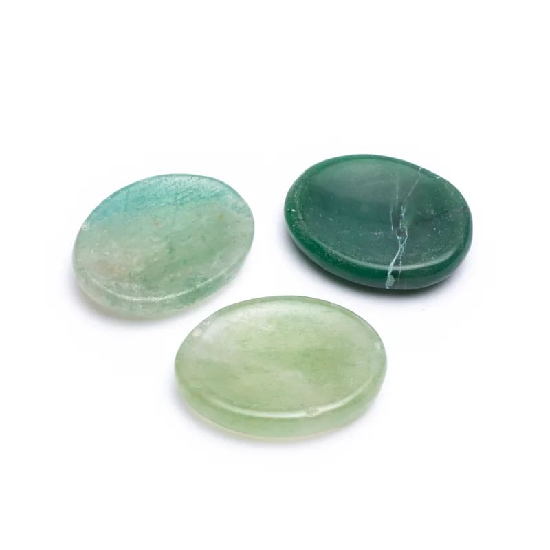 Green Aventurine Worry Stone - Flying Wild