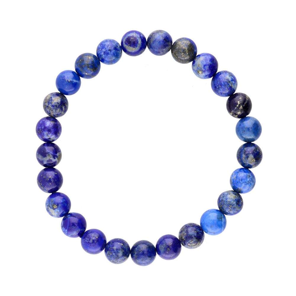 Lapis Lazuli Crystal Bead Bracelet 8mm - Flying Wild