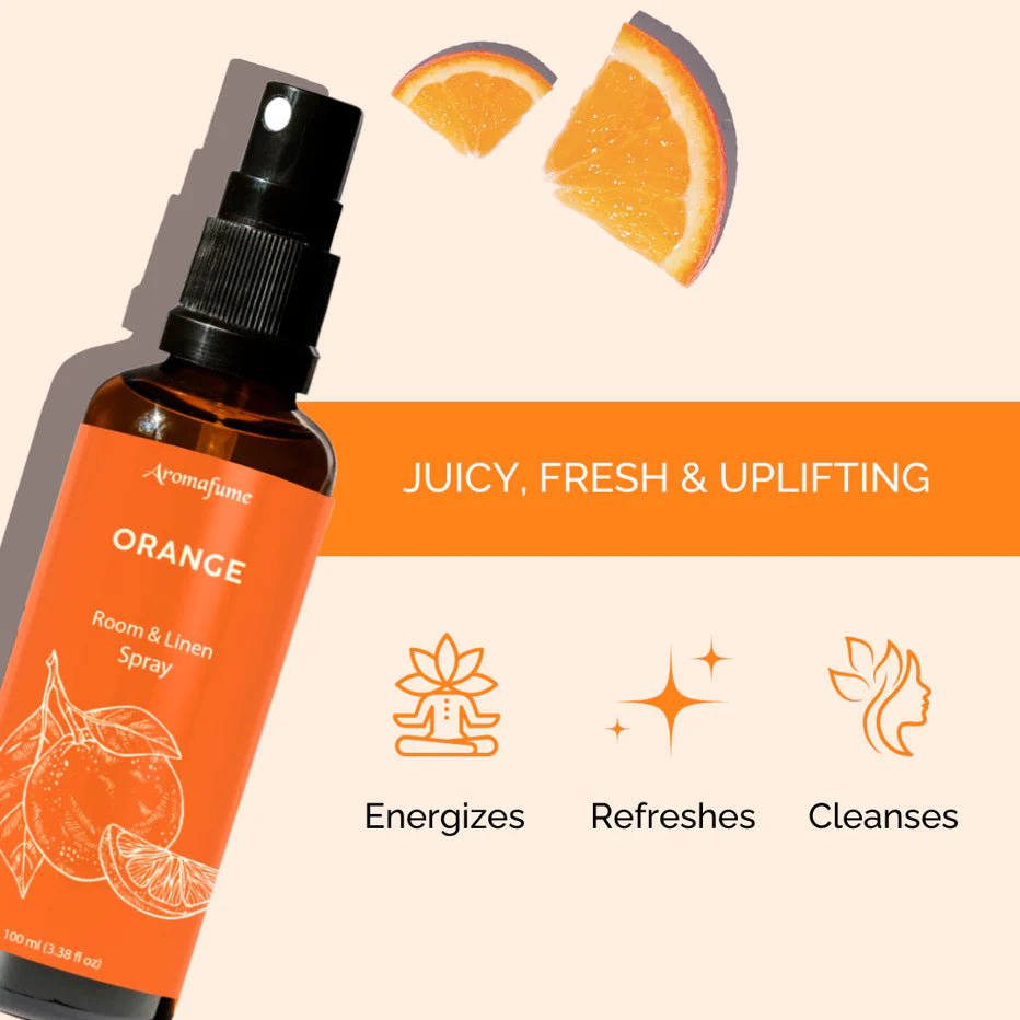 Orange Natural Room & Linen Spray by Aromafume - Flying Wild