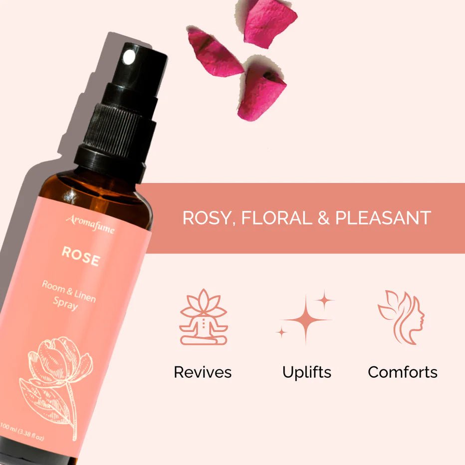 Rose Natural Room & Linen Spray by Aromafume - Flying Wild