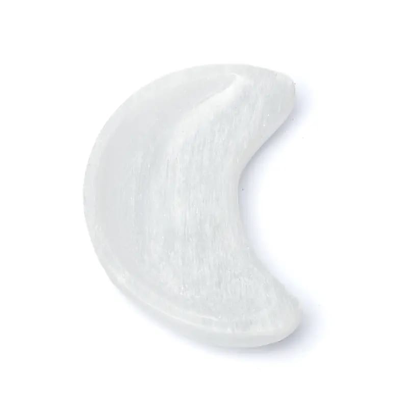 Selenite Moon Cleansing Bowl - Flying Wild