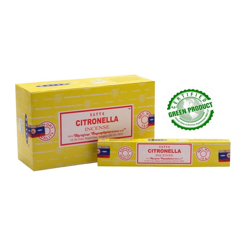 Citronella Incense Sticks By Satya - Flying Wild
