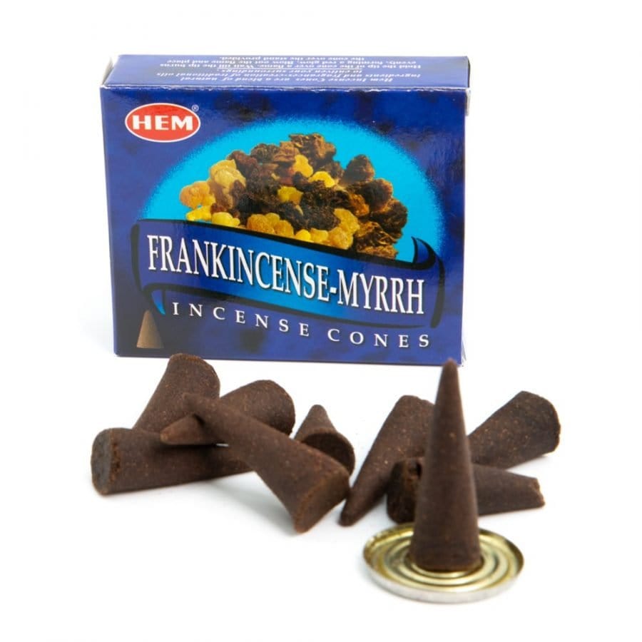 Frankincense & Myrrh Incense Cones by HEM - Flying Wild
