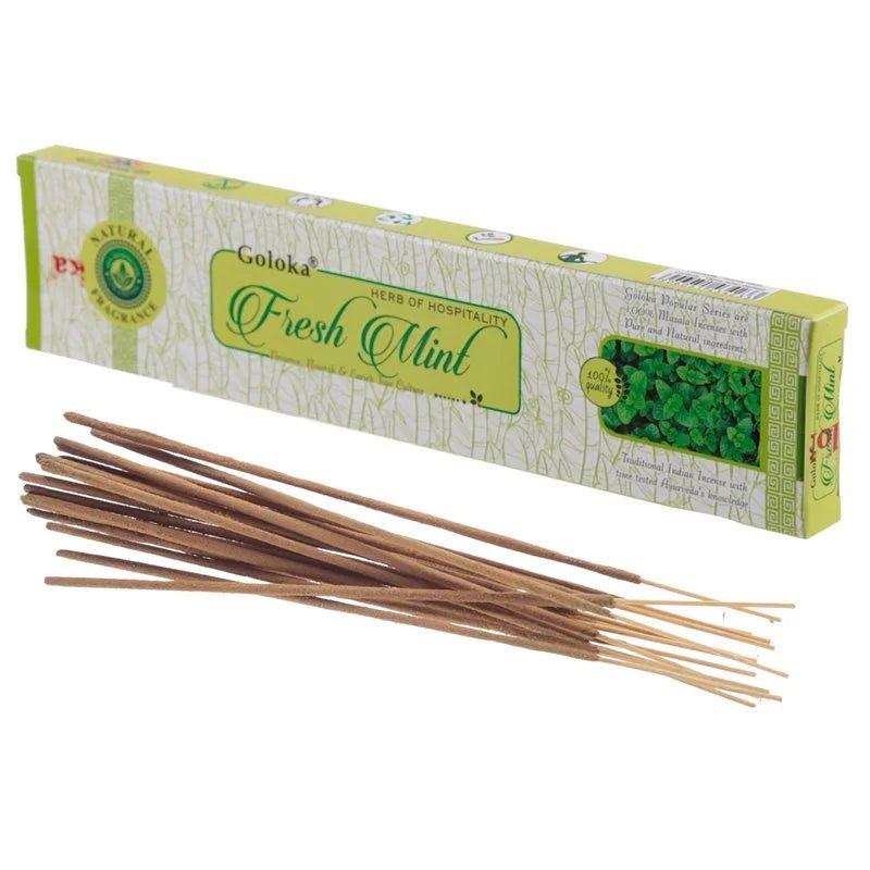 Fresh Mint Incense by Goloka - Flying Wild