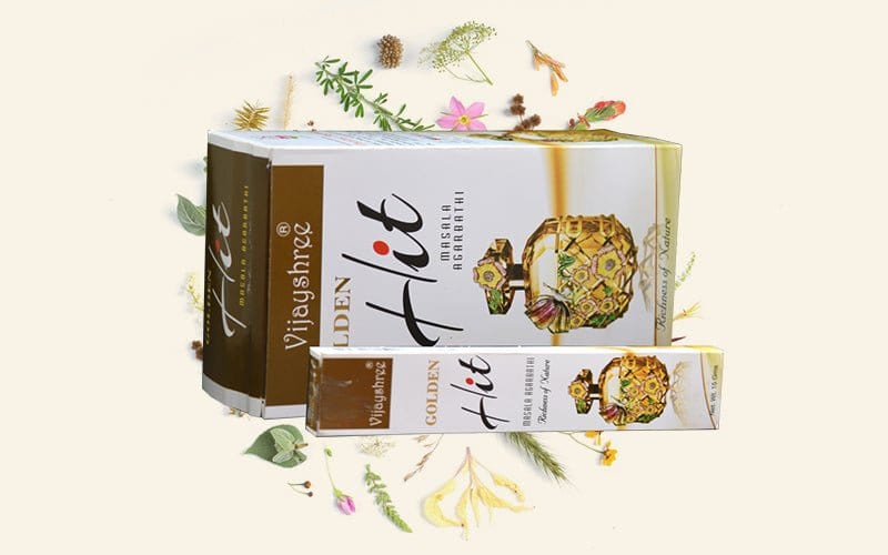 Golden Nag Golden Hit Incense Sticks by Vijayshree - Flying Wild