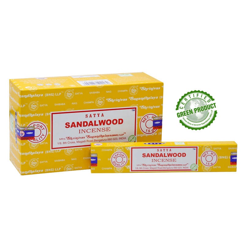 Sandalwood Incense Sticks by Satya - Flying Wild