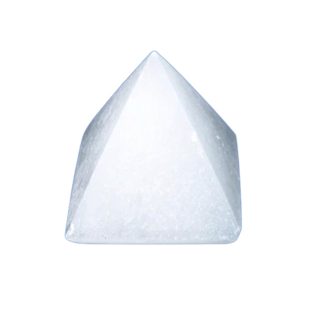 Selenite Pyramid - Flying Wild