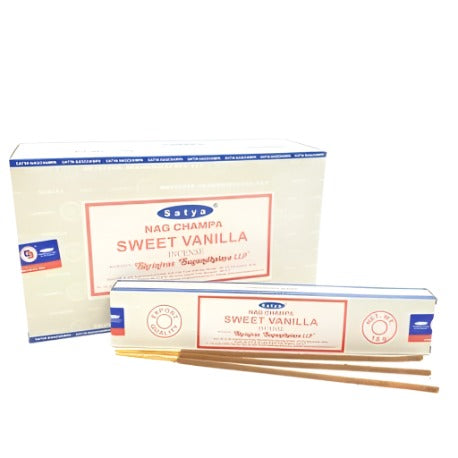 Sweet Vanilla Incense Sticks By Satya - Flying Wild