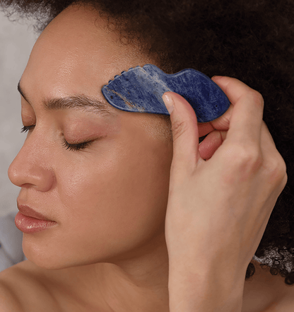 Sodalite Jagged Edge Lips Gua Sha