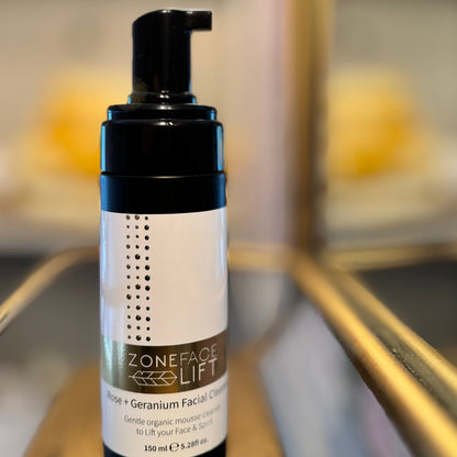 Rose + Geranium Foaming Facial Cleanser