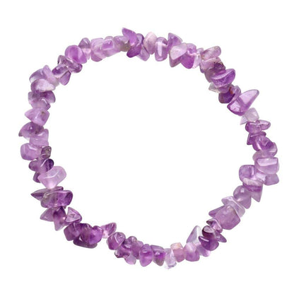 Amethyst Crystal Chip Bracelet - Flying Wild