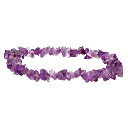 Amethyst Crystal Chip Bracelet - Flying Wild