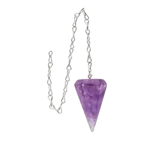 Amethyst Faceted Pendulum - Flying Wild