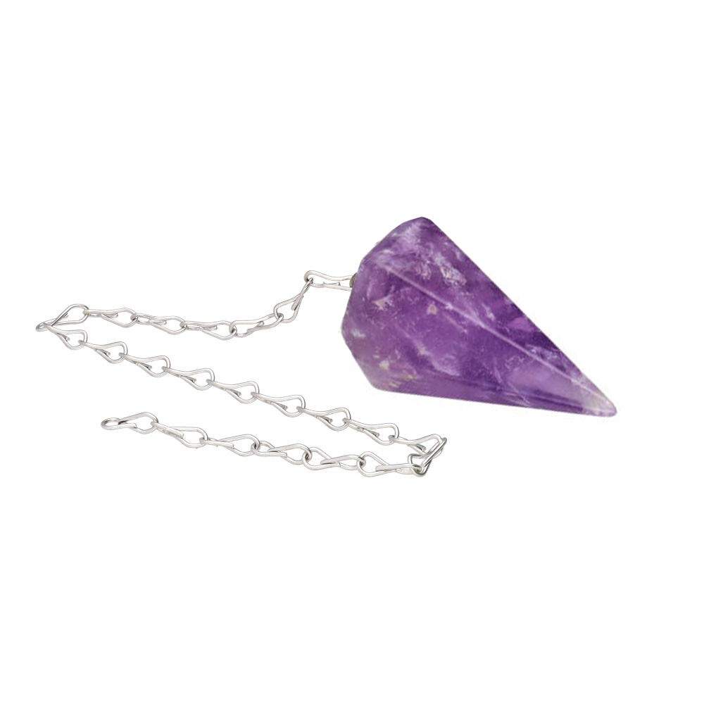 Amethyst Faceted Pendulum - Flying Wild