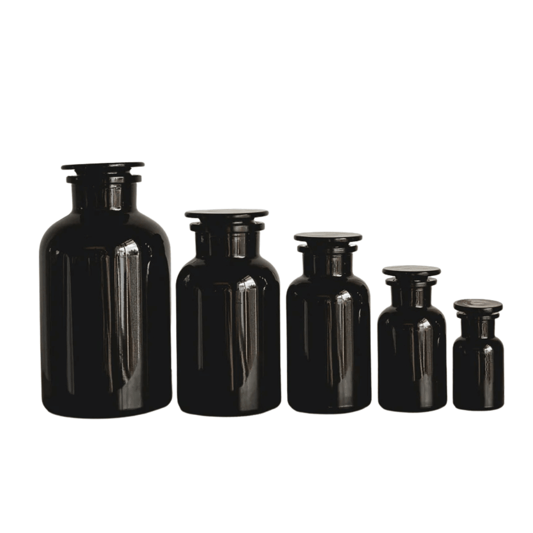 Apothecary Jar Violet Glass With Glass Stopper 2000ml - Flying Wild