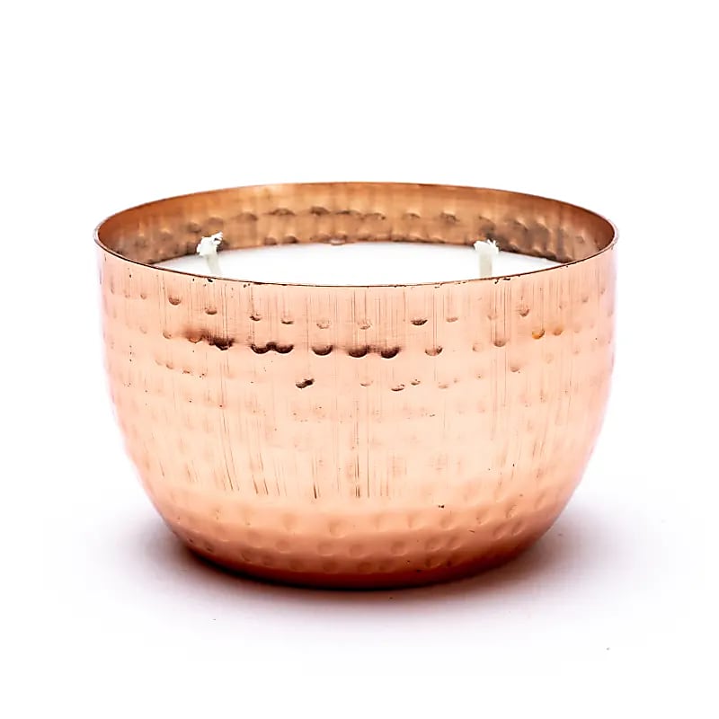 Aqua Oud Scented Candle in Copper Jar with 2 Wicks - Flying Wild