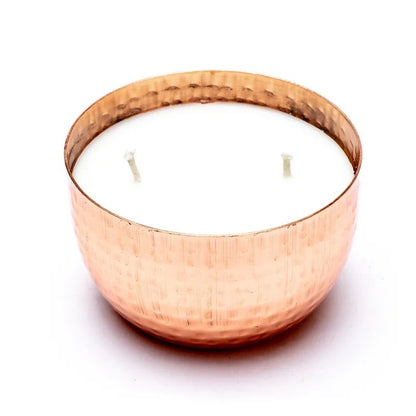 Aqua Oud Scented Candle in Copper Jar with 2 Wicks - Flying Wild