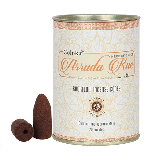 Arruda Rue Backflow Incense Cones by Goloka - Flying Wild