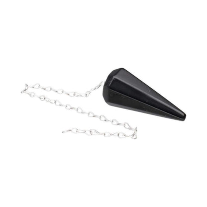 Black Obsidian Faceted Pendulum - Flying Wild