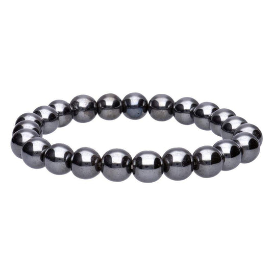 Hematite Bead Bracelet 10mm - Flying Wild
