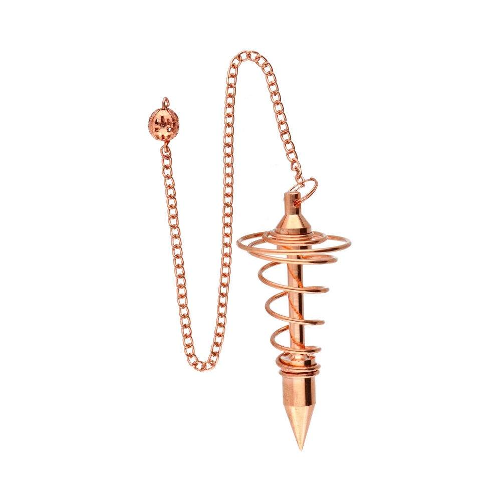 Large Copper Spiral Pendulum - Flying Wild