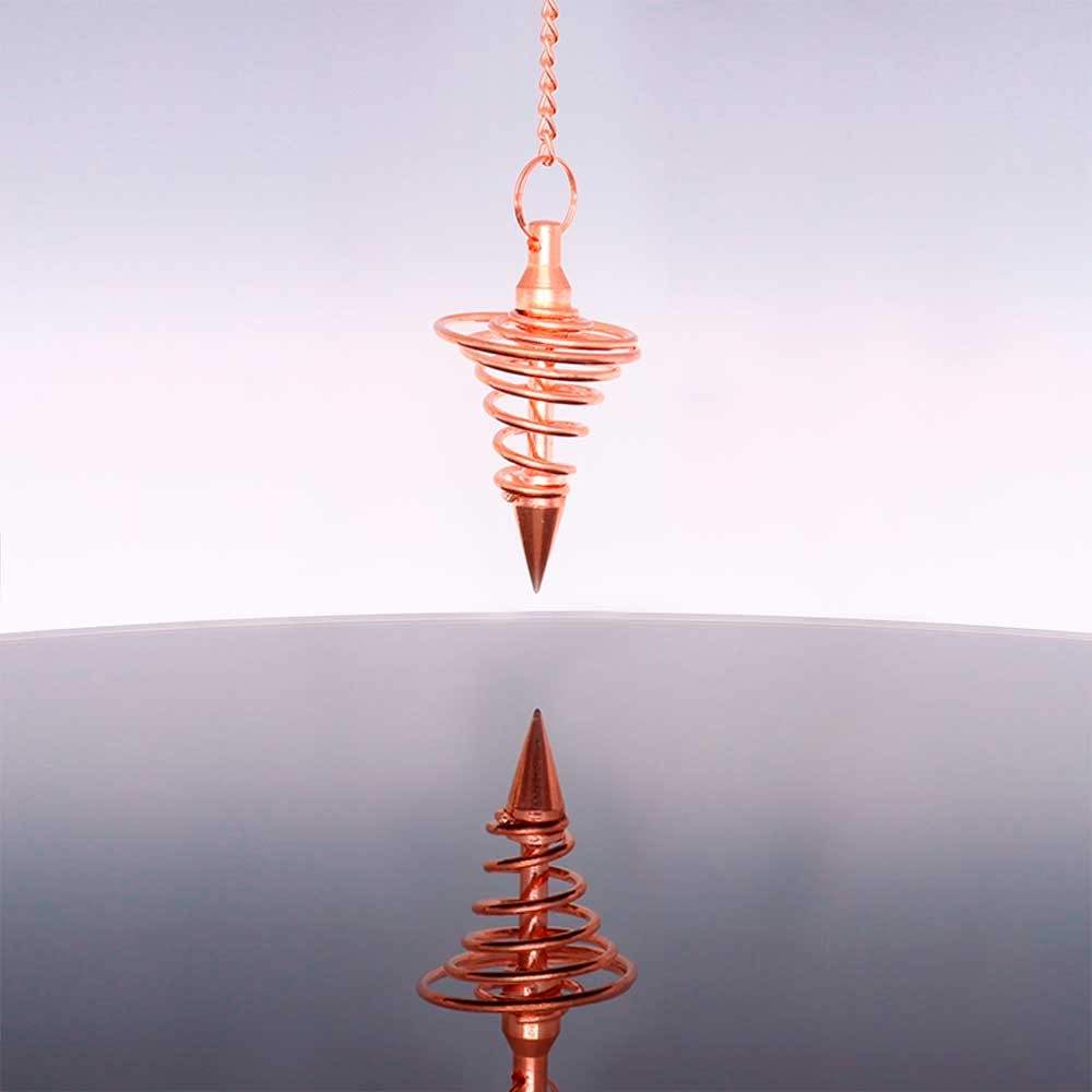 Large Copper Spiral Pendulum - Flying Wild