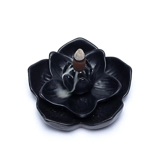 Lotus Flower Backflow Incense Cone Holder - Flying Wild