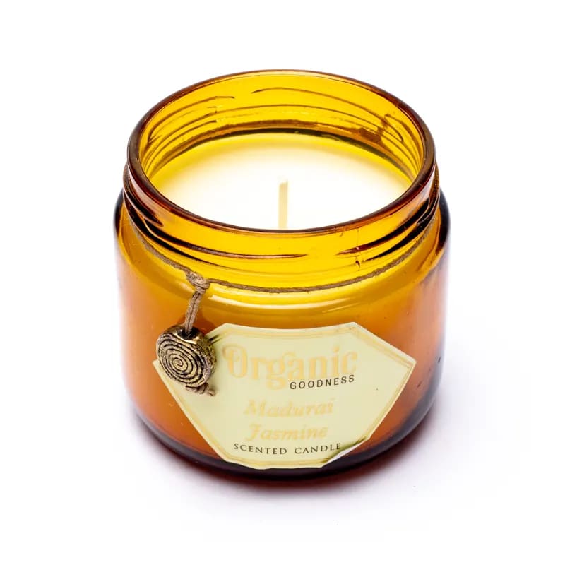 Madurai Jasmine Organic Soy Wax Candle - Flying Wild