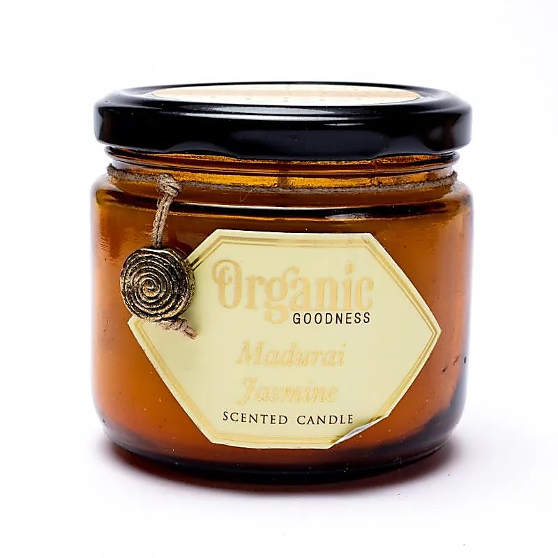 Madurai Jasmine Organic Soy Wax Candle - Flying Wild