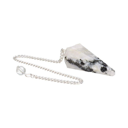 Moonstone Faceted Pendulum - Flying Wild