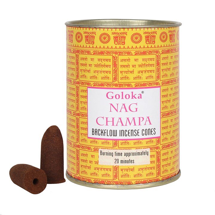 Nag Champa Backflow Incense Cones by Goloka - Flying Wild