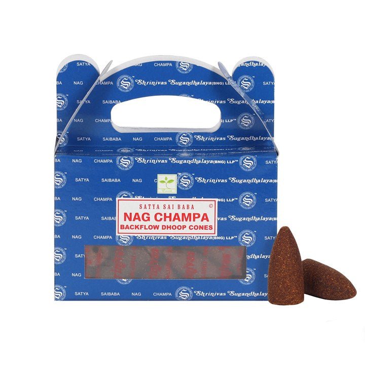 Nag Champa Backflow Incense Cones Satya - Flying Wild