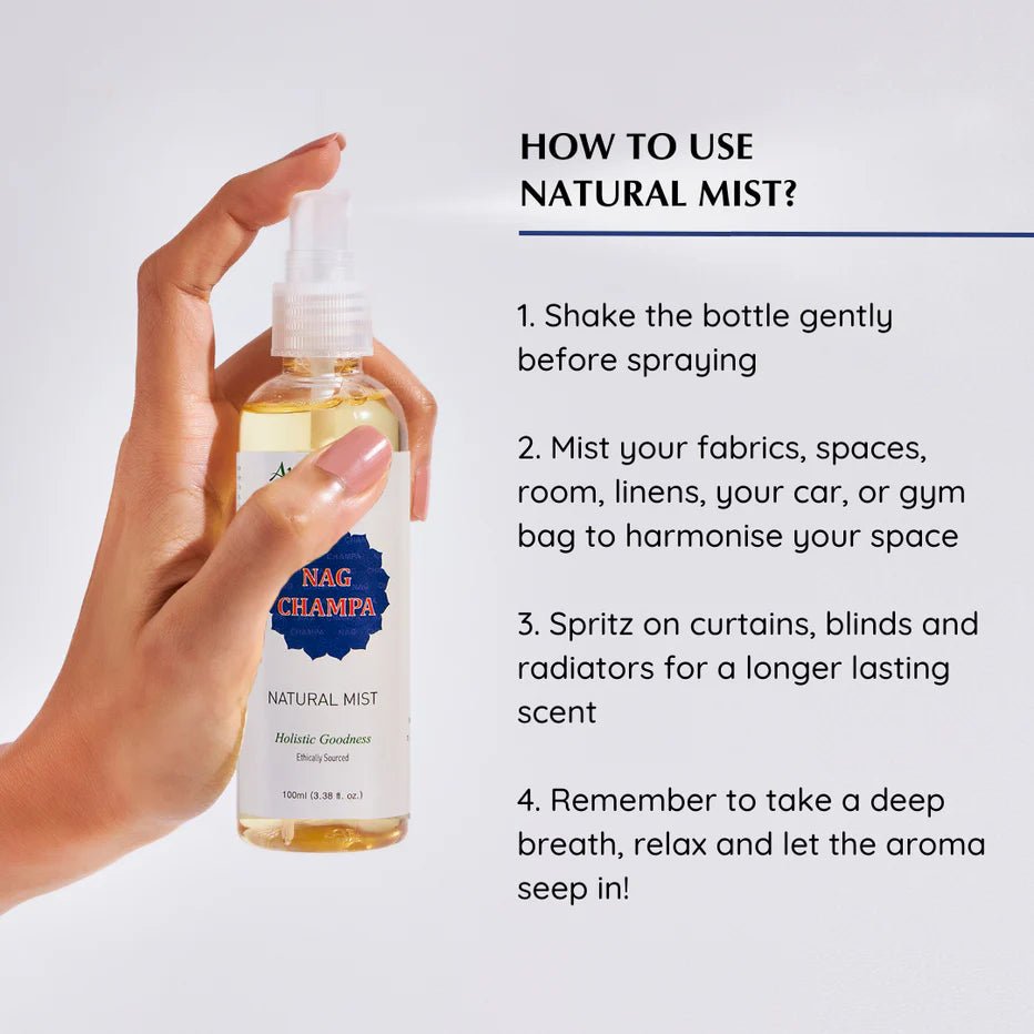 Nag Champa Natural Mist by Aromafume - Flying Wild