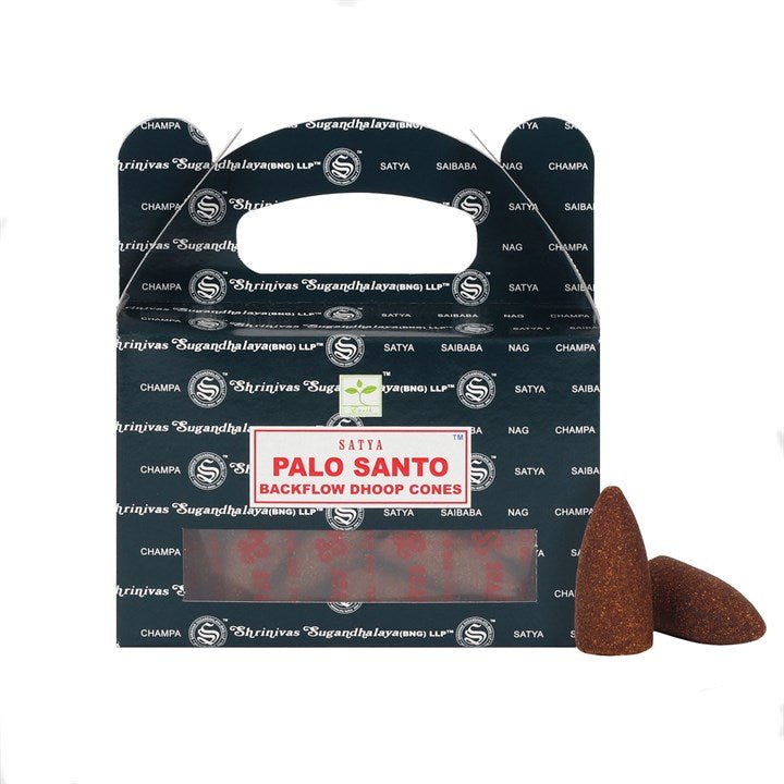 Palo Santo Backflow Incense Cones by Satya - Flying Wild