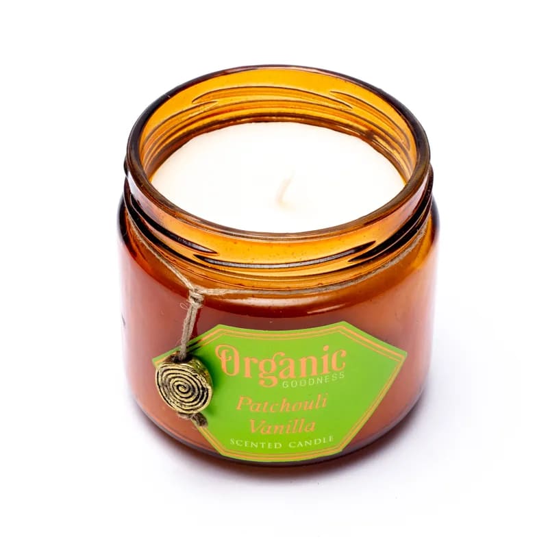 Patchouli Vanilla Organic Soy Wax Candle - Flying Wild