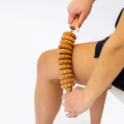Profiled Wood Massage Roller by Akito - Flying Wild