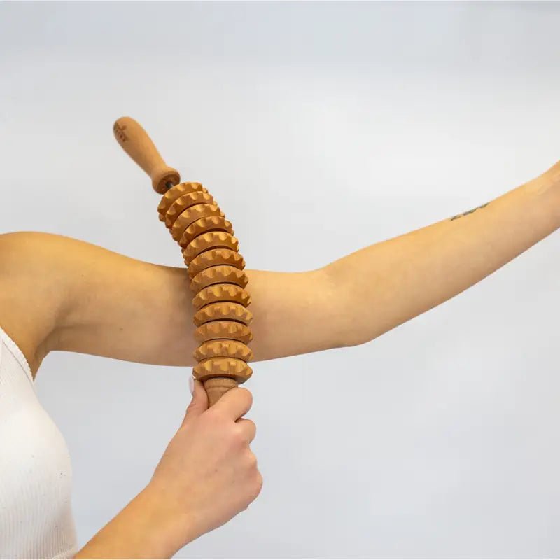 Profiled Wood Massage Roller by Akito - Flying Wild
