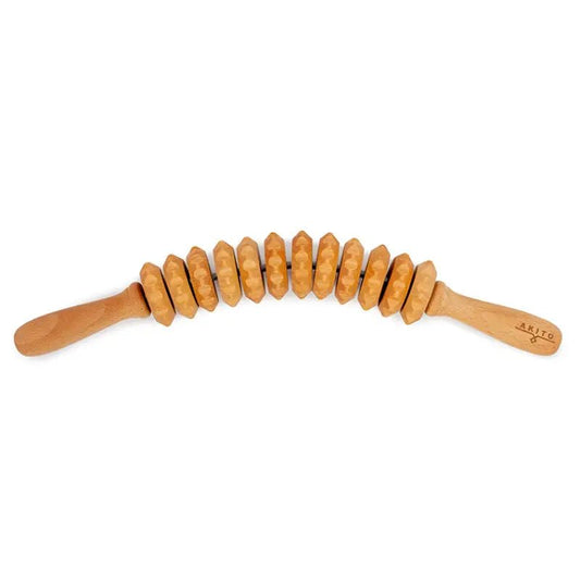 Profiled Wood Massage Roller by Akito - Flying Wild