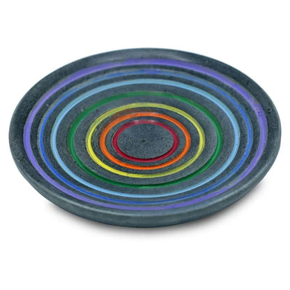 Rainbow Soapstone Incense Stick Holder - Flying Wild