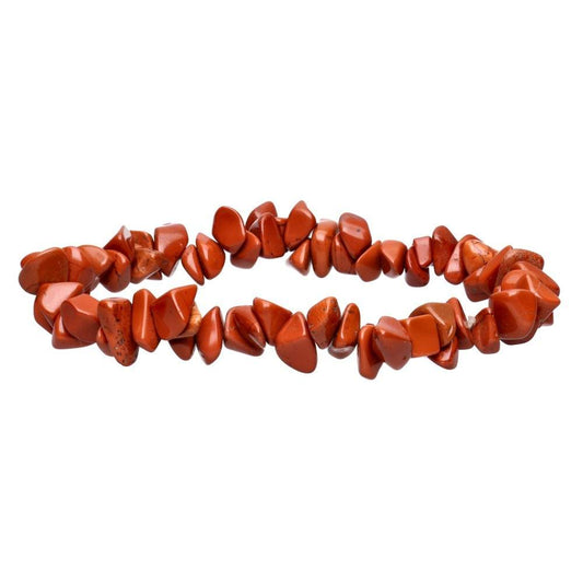 Red Jasper Crystal Chip Bracelet - Flying Wild