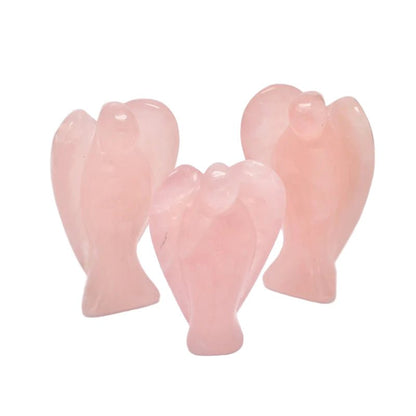 Rose Quartz Angel 50mm - Flying Wild