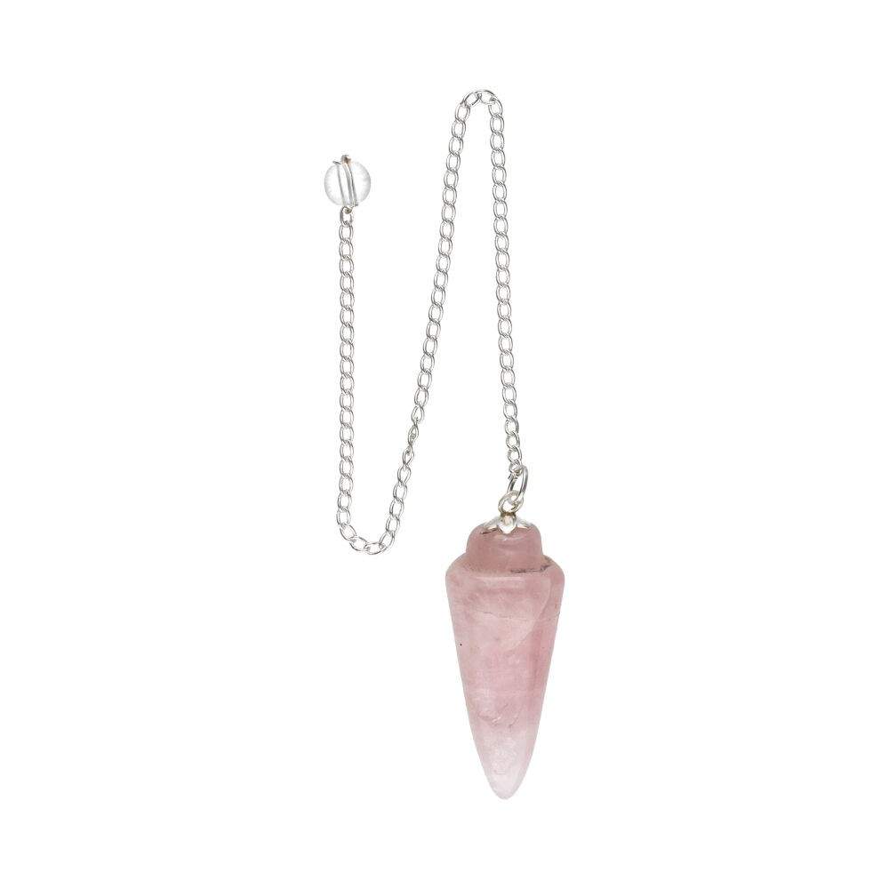 Rose Quartz Drop Pendulum - Flying Wild