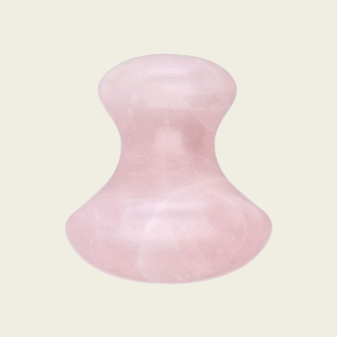 B-Grade Rose Quartz Mushroom Gua Sha
