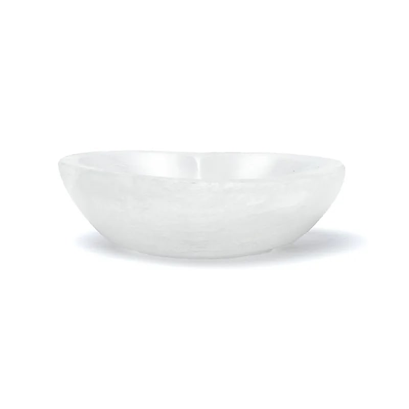 Selenite Heart Cleansing Bowl - Flying Wild