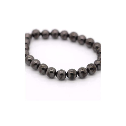 Shungite Crystal Bead Bracelet 8mm - Flying Wild